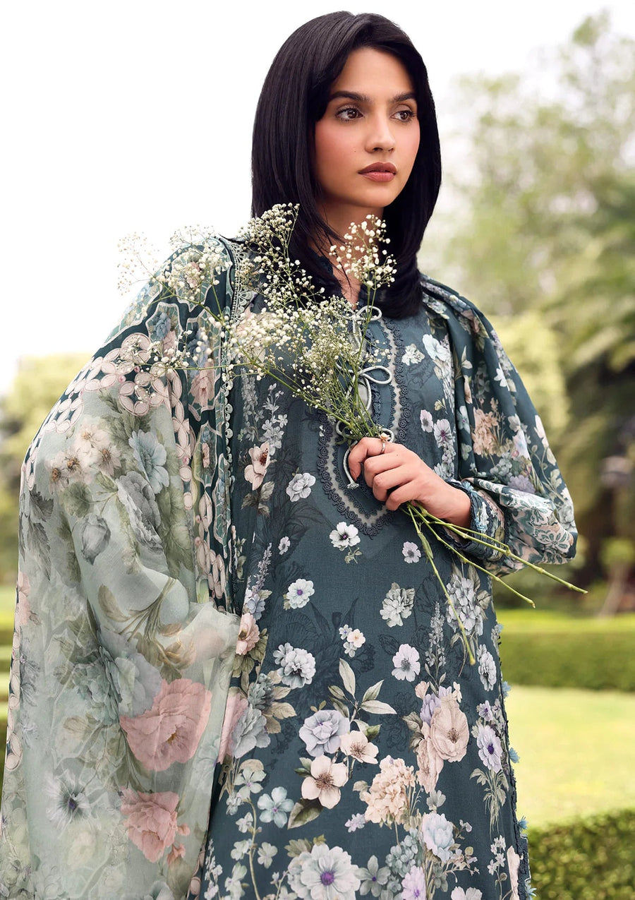 Elaf Premium Belladore Printed Lawn Unstitched 3Pc Suit EPA-6A CASTELLA