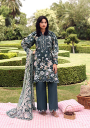 Elaf Premium Belladore Printed Lawn Unstitched 3Pc Suit EPA-6A CASTELLA