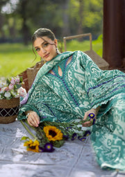 Elaf Premium Bridgerton Printed Lawn Unstitched 3Pc Suit EPB-1A NIA MARE