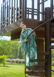 Elaf Premium Bridgerton Printed Lawn Unstitched 3Pc Suit EPB-1A NIA MARE