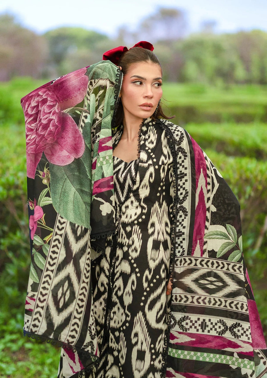 Elaf Premium Bridgerton Printed Lawn Unstitched 3Pc Suit EPB-1B REGINA