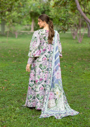 Elaf Premium Bridgerton Printed Lawn Unstitched 3Pc Suit EPB-3A ELVIRA