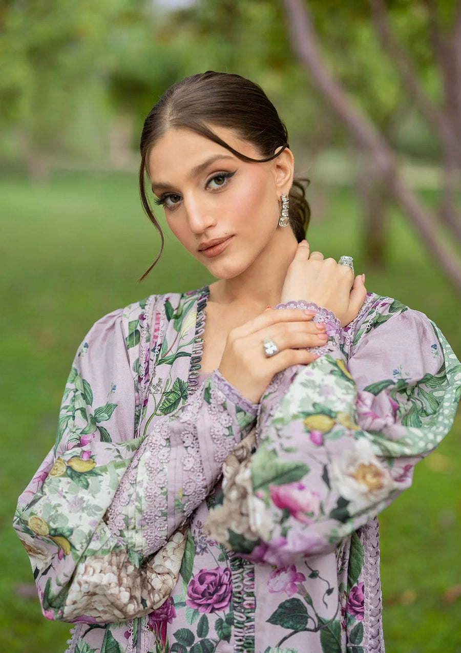 Elaf Premium Bridgerton Printed Lawn Unstitched 3Pc Suit EPB-3A ELVIRA
