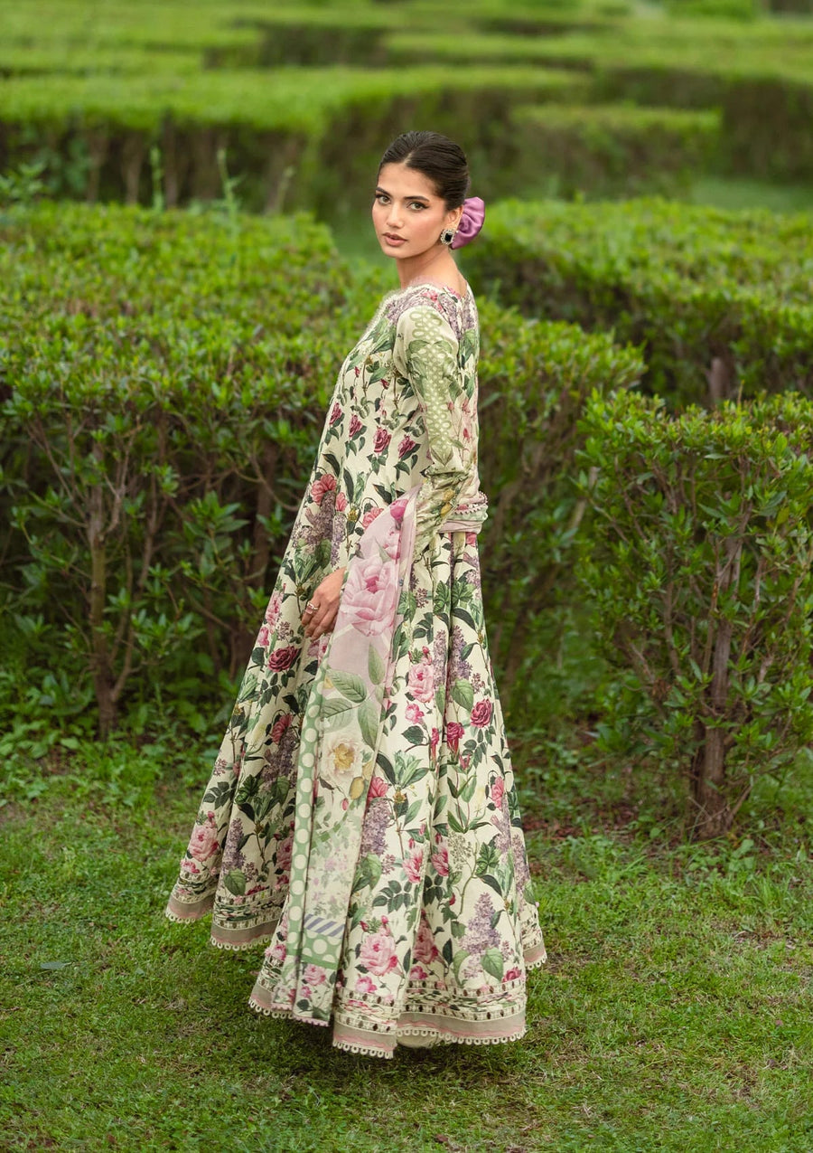 Elaf Premium Bridgerton Printed Lawn Unstitched 3Pc Suit EPB-3B PETALINE