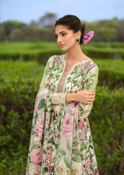Elaf Premium Bridgerton Printed Lawn Unstitched 3Pc Suit EPB-3B PETALINE
