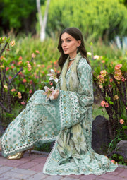 Elaf Premium Bridgerton Printed Lawn Unstitched 3Pc Suit EPB-5B CIELA BELLE