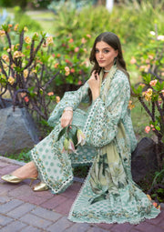Elaf Premium Bridgerton Printed Lawn Unstitched 3Pc Suit EPB-5B CIELA BELLE