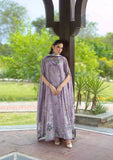 Elaf Premium Bridgerton Printed Lawn Unstitched 3Pc Suit EPB-6A LILAC GARDEN