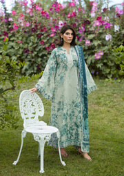 Elaf Premium Bridgerton Printed Lawn Unstitched 3Pc Suit EPB-7A DAPHANEE