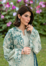 Elaf Premium Bridgerton Printed Lawn Unstitched 3Pc Suit EPB-7A DAPHANEE