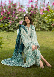 Elaf Premium Bridgerton Printed Lawn Unstitched 3Pc Suit EPB-7A DAPHANEE