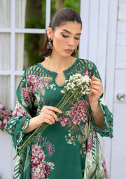 Elaf Premium Bridgerton Printed Lawn Unstitched 3Pc Suit EPB-8B MARIN