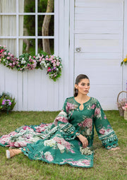 Elaf Premium Bridgerton Printed Lawn Unstitched 3Pc Suit EPB-8B MARIN