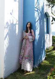 Elaf Premium Santorini Printed Lawn Unstitched 3Pc Suit EPN-02 ANGEL