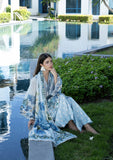 Elaf Premium Santorini Printed Lawn Unstitched 3Pc Suit EPN-1A OCEAN PETALS