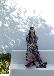 Elaf Premium Santorini Printed Lawn Unstitched 3Pc Suit EPN-1B POIS & HER