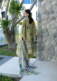 Elaf Premium Santorini Printed Lawn Unstitched 3Pc Suit EPN-4A AVOCADO