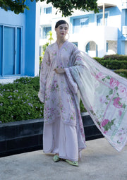 Elaf Premium Santorini Printed Lawn Unstitched 3Pc Suit EPN-4B DOLL ME UP