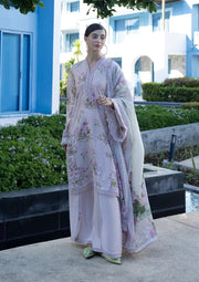 Elaf Premium Santorini Printed Lawn Unstitched 3Pc Suit EPN-4B DOLL ME UP