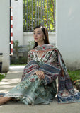 Elaf Premium Santorini Printed Lawn Unstitched 3Pc Suit EPN-6B OPALINE GARDEN