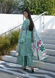 Elaf Premium Santorini Printed Lawn Unstitched 3Pc Suit EPN-7A TEAL ME