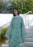Elaf Premium Santorini Printed Lawn Unstitched 3Pc Suit EPN-7A TEAL ME