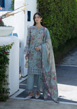 Elaf Premium Santorini Printed Lawn Unstitched 3Pc Suit EPN-8A EIRINI BLOOM