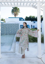 Elaf Premium Santorini Printed Lawn Unstitched 3Pc Suit EPN-8B FAIRYTALE