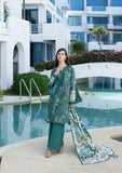 Elaf Premium Santorini Printed Lawn Unstitched 3Pc Suit EPN-9A PEACOCK