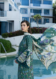 Elaf Premium Santorini Printed Lawn Unstitched 3Pc Suit EPN-9A PEACOCK
