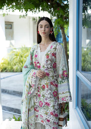Elaf Premium Santorini Printed Lawn Unstitched 3Pc Suit EPN-9B CHANTILLY