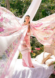 Elaf Prints Vol-02 Unstitched Printed Lawn 3Pc Suit EPS-2A ROSE DUSK
