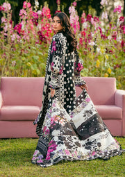 Elaf Prints Vol-02 Unstitched Printed Lawn 3Pc Suit EPS-2B MYSTIC NOIR