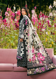 Elaf Prints Vol-02 Unstitched Printed Lawn 3Pc Suit EPS-2B MYSTIC NOIR