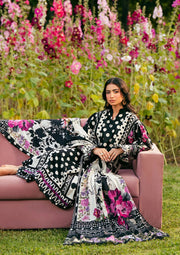 Elaf Prints Vol-02 Unstitched Printed Lawn 3Pc Suit EPS-2B MYSTIC NOIR