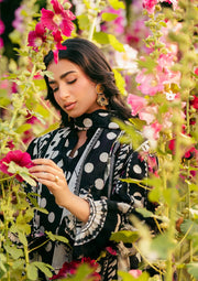 Elaf Prints Vol-02 Unstitched Printed Lawn 3Pc Suit EPS-2B MYSTIC NOIR