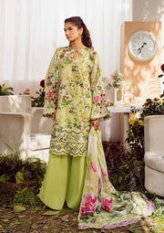 Elaf Prints Vol-02 Unstitched Printed Lawn 3Pc Suit EPS-5A LUSH RADIANCE