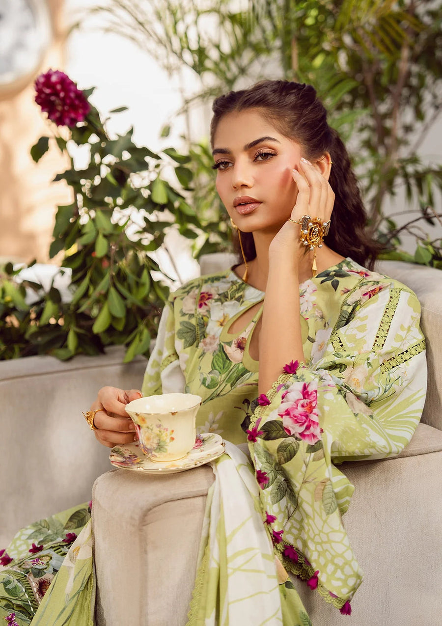 Elaf Prints Vol-02 Unstitched Printed Lawn 3Pc Suit EPS-5A LUSH RADIANCE