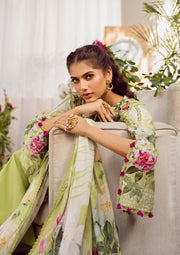 Elaf Prints Vol-02 Unstitched Printed Lawn 3Pc Suit EPS-5A LUSH RADIANCE