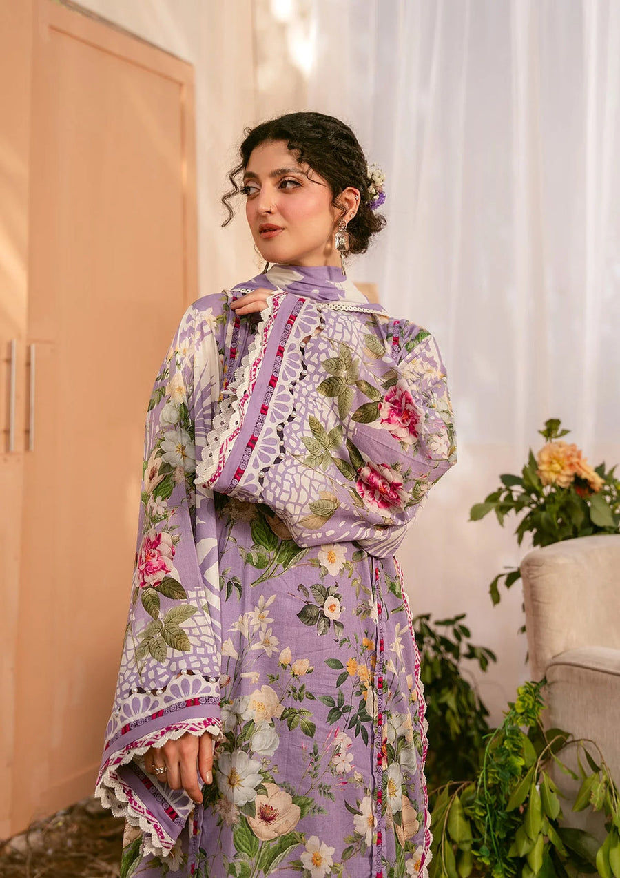Elaf Prints Vol-02 Unstitched Printed Lawn 3Pc Suit EPS-5B LILABELLE