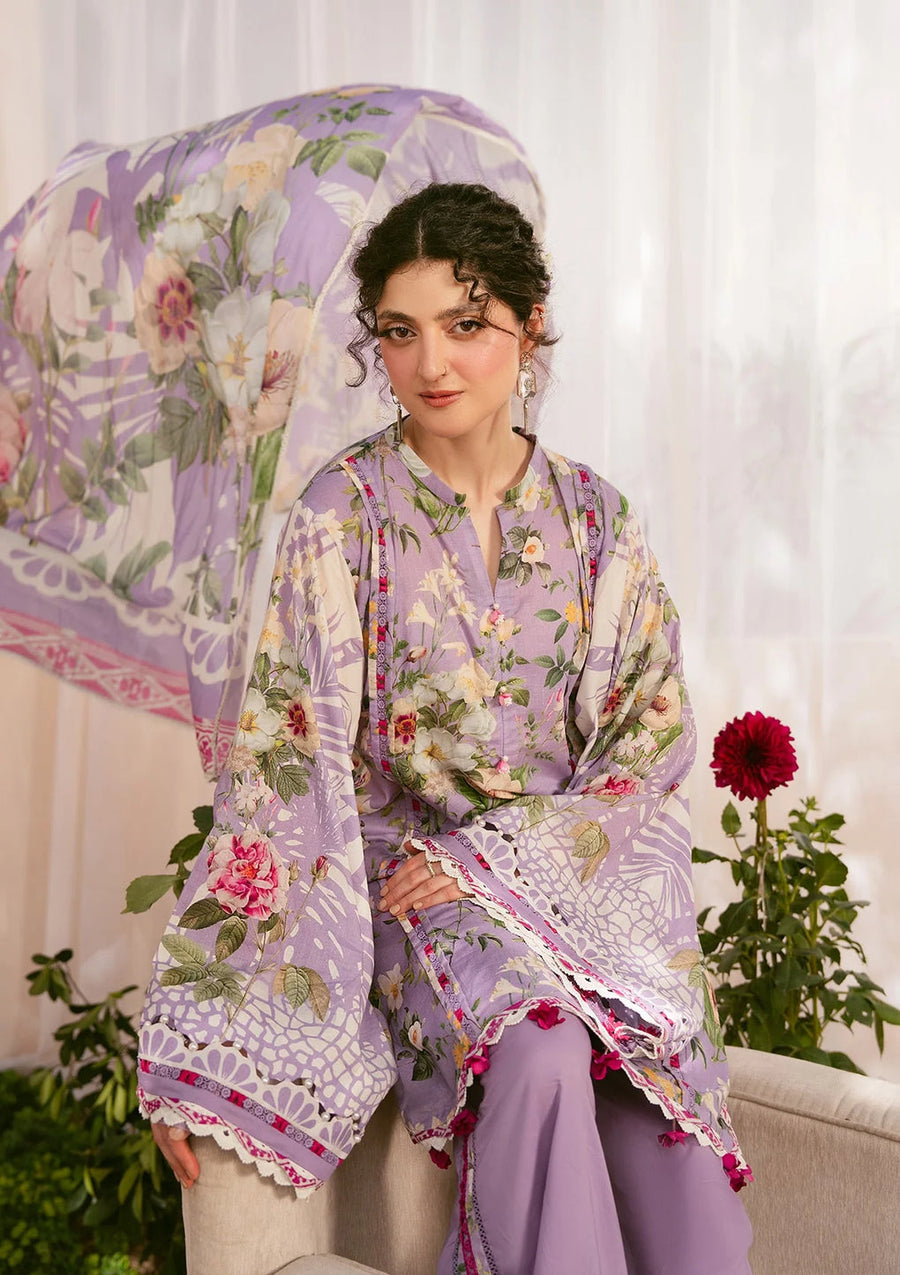 Elaf Prints Vol-02 Unstitched Printed Lawn 3Pc Suit EPS-5B LILABELLE