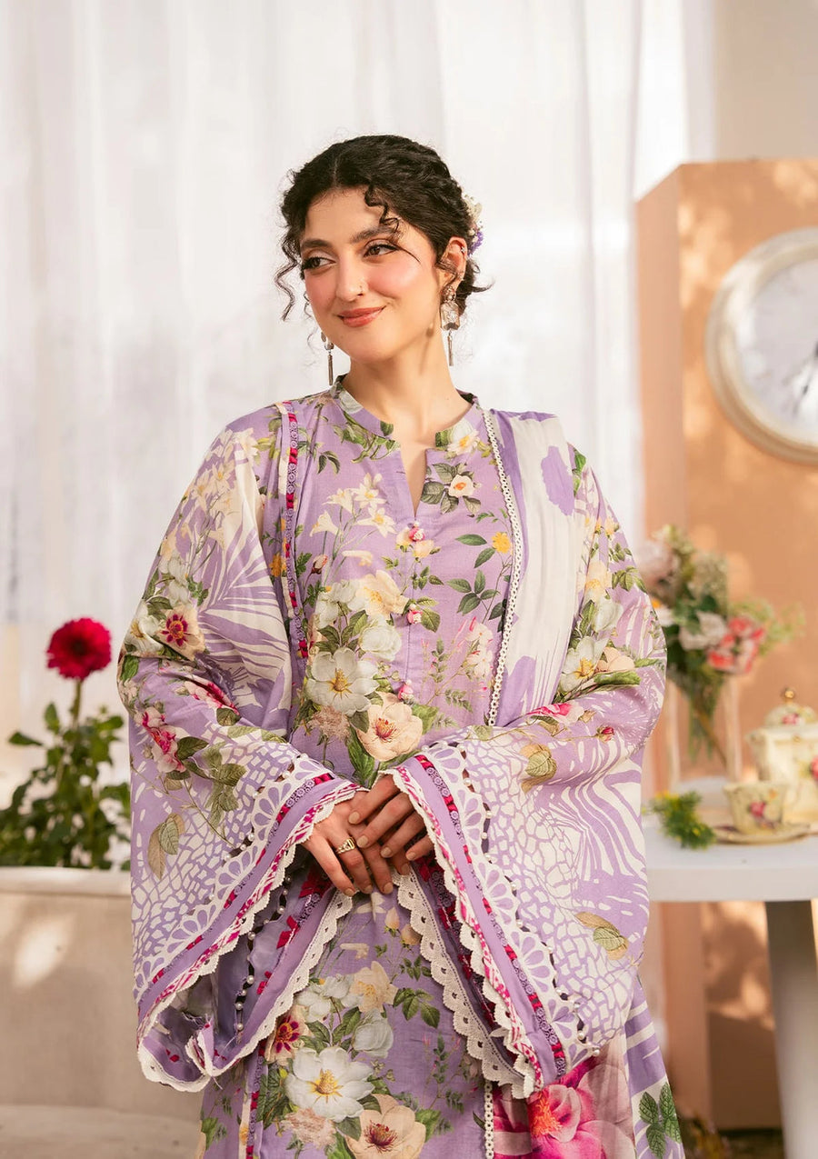 Elaf Prints Vol-02 Unstitched Printed Lawn 3Pc Suit EPS-5B LILABELLE