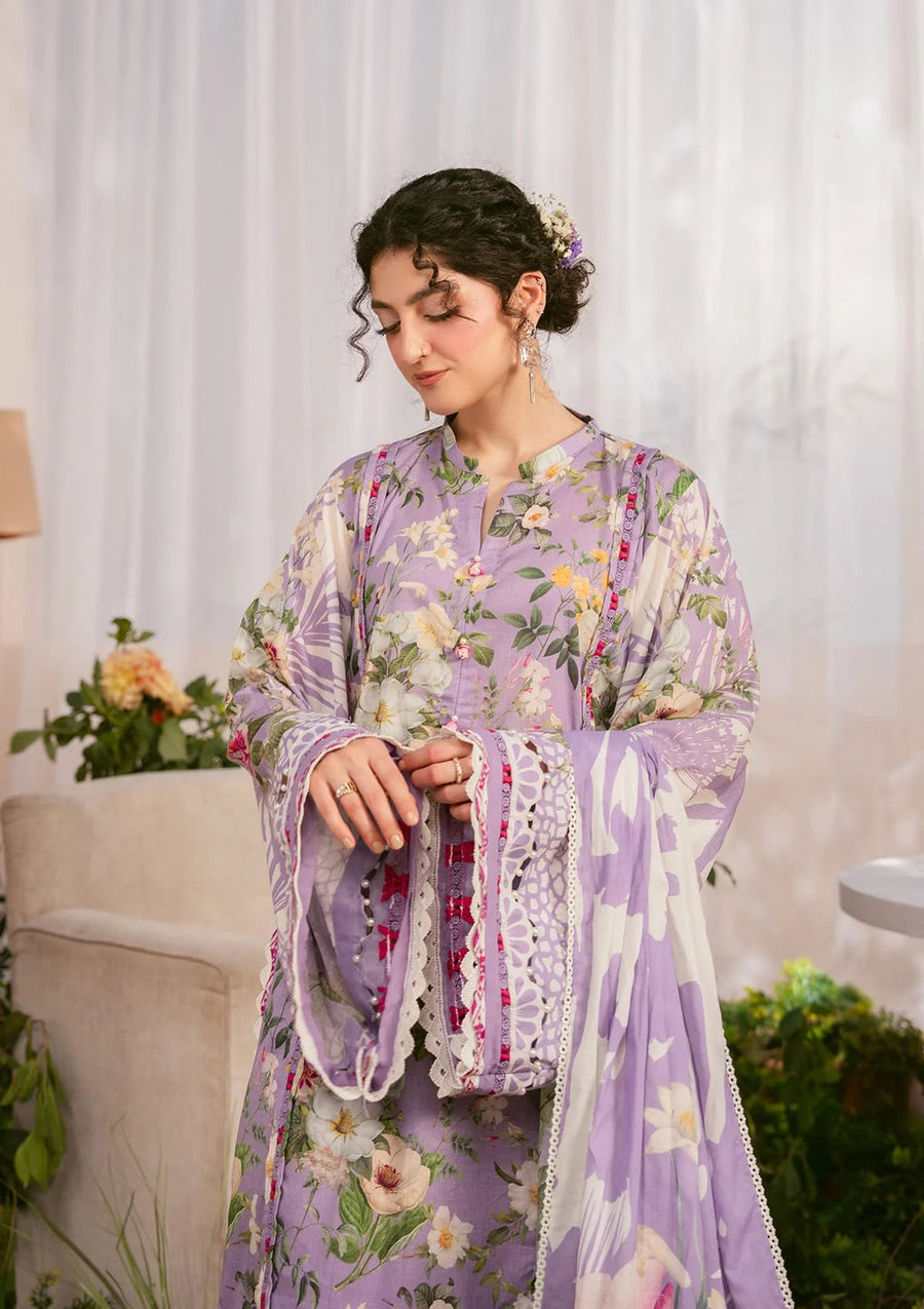 Elaf Prints Vol-02 Unstitched Printed Lawn 3Pc Suit EPS-5B LILABELLE