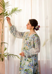 Elaf Prints Vol-02 Unstitched Printed Lawn 3Pc Suit EPS-6B SERENE FLEUR