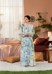 Elaf Prints Vol-02 Unstitched Printed Lawn 3Pc Suit EPS-6B SERENE FLEUR
