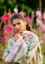 Elaf Prints Vol-02 Unstitched Printed Lawn 3Pc Suit EPS-7B ELARIS