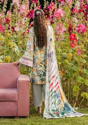 Elaf Prints Vol-02 Unstitched Printed Lawn 3Pc Suit EPS-7B ELARIS