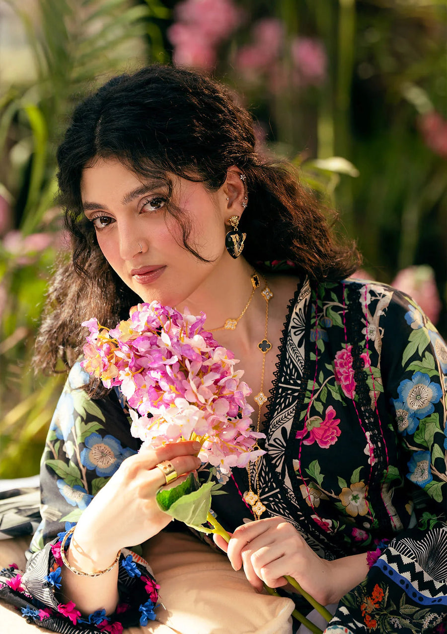 Elaf Prints Vol-02 Unstitched Printed Lawn 3Pc Suit EPS-8B ELAROSE