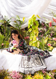 Elaf Prints Vol-02 Unstitched Printed Lawn 3Pc Suit EPS-8B ELAROSE