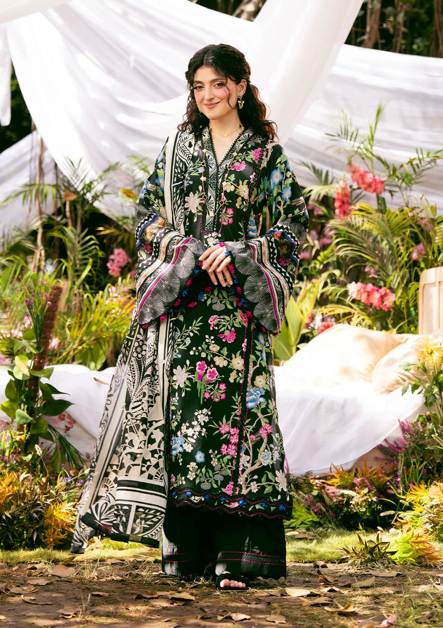 Elaf Prints Vol-02 Unstitched Printed Lawn 3Pc Suit EPS-8B ELAROSE